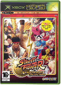 Street Fighter Anniversary Collection PAL Xbox PAL box art